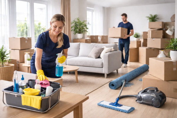 Tehomuuttojen arkea helpottava muuttosiivous